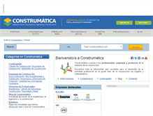 Tablet Screenshot of construmatica.com